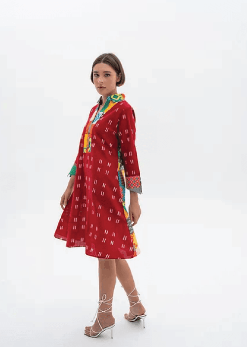 Midi Dress Embroidery